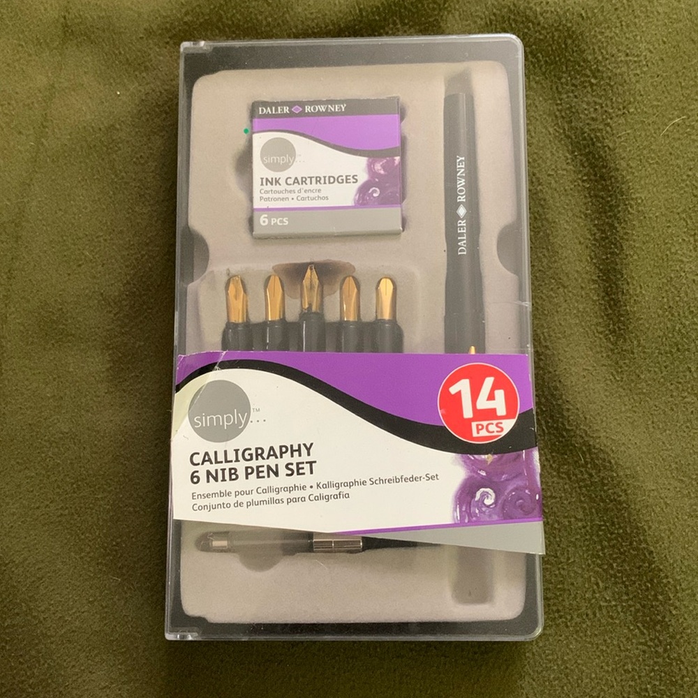 Calligraphy 6 nib pen set (14 pcs)
